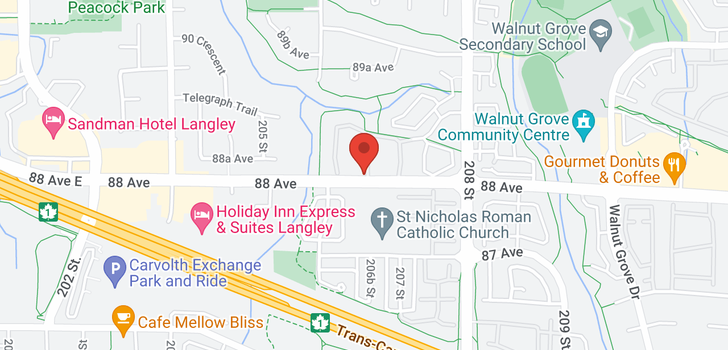 map of 108 20655 88 AVENUE